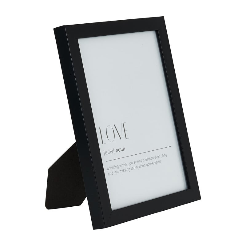 Fotolijst basic - zwart - 15x20 cm