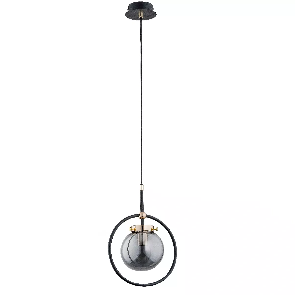 Lampa wisząca AKIRA czarno-złota 1xE27x15W wym:90x24x24cm IP20 Alfa