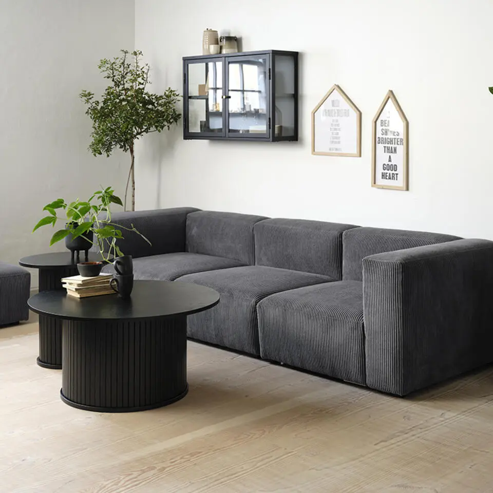 LykkeHome Nita Salontafel zwart - 90x90x45