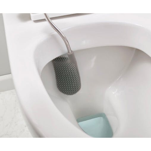 Joseph Joseph Flex Toilet Brush With Slim Holder Steel | Set of 2