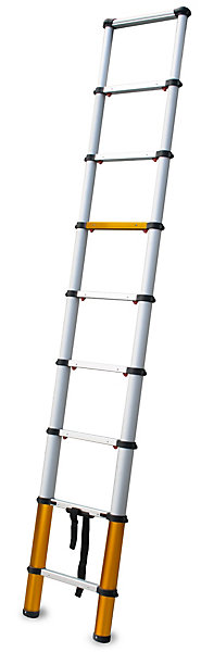 échelle télescopique DRABEST en aluminium MAX 9 échelons 3,37 m 1 pièce
