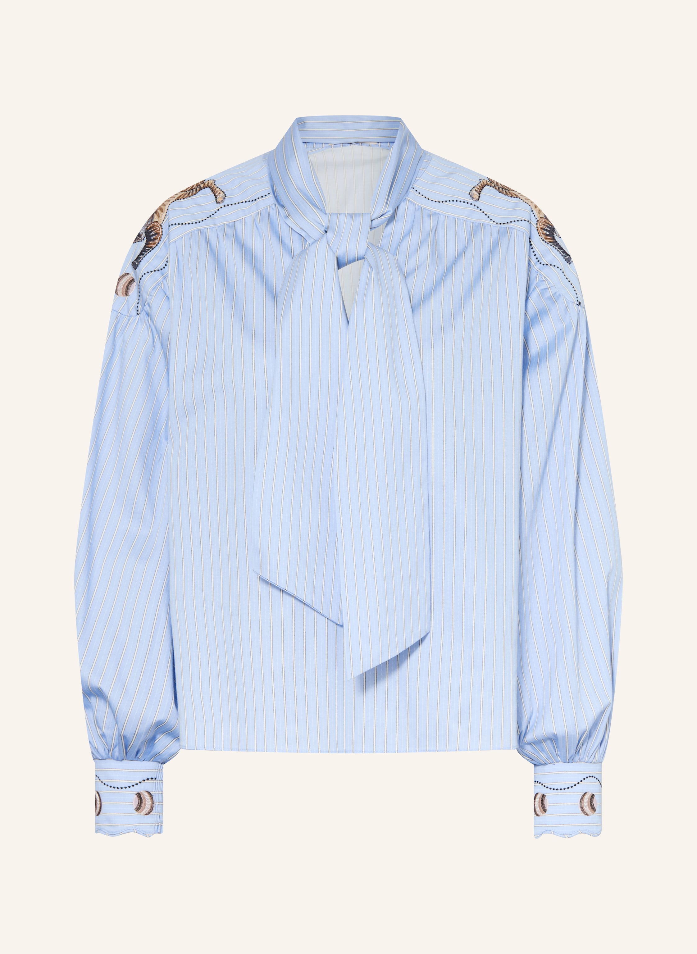 IVI collection Blusenshirt mit abnehmbarer Schluppe