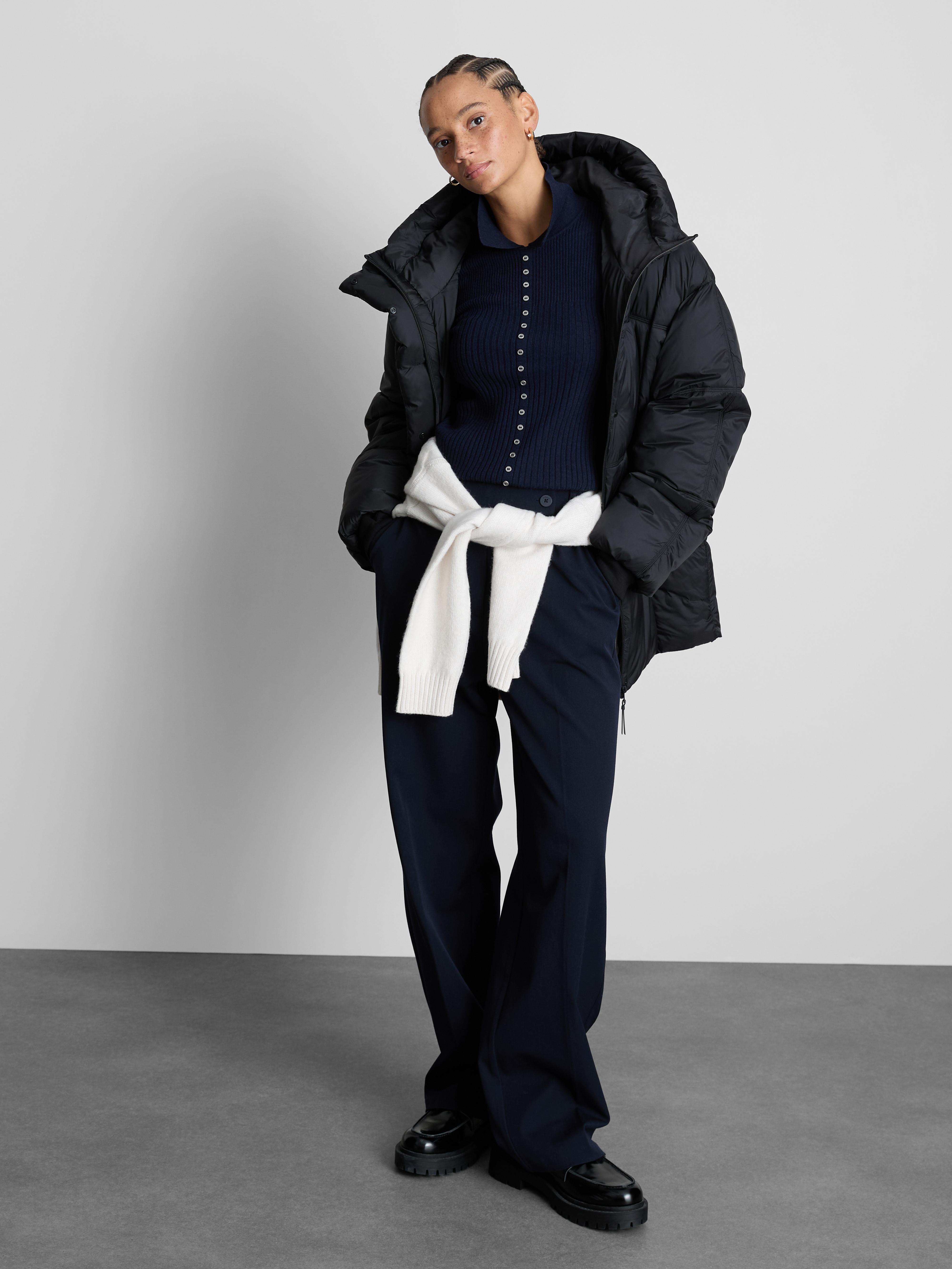 Hooded Square Padded Jacket