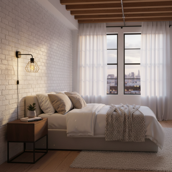 Kinkiet ścienny łazienkowy czarny loft EDYLIT 1xE27 SIRA 14-313