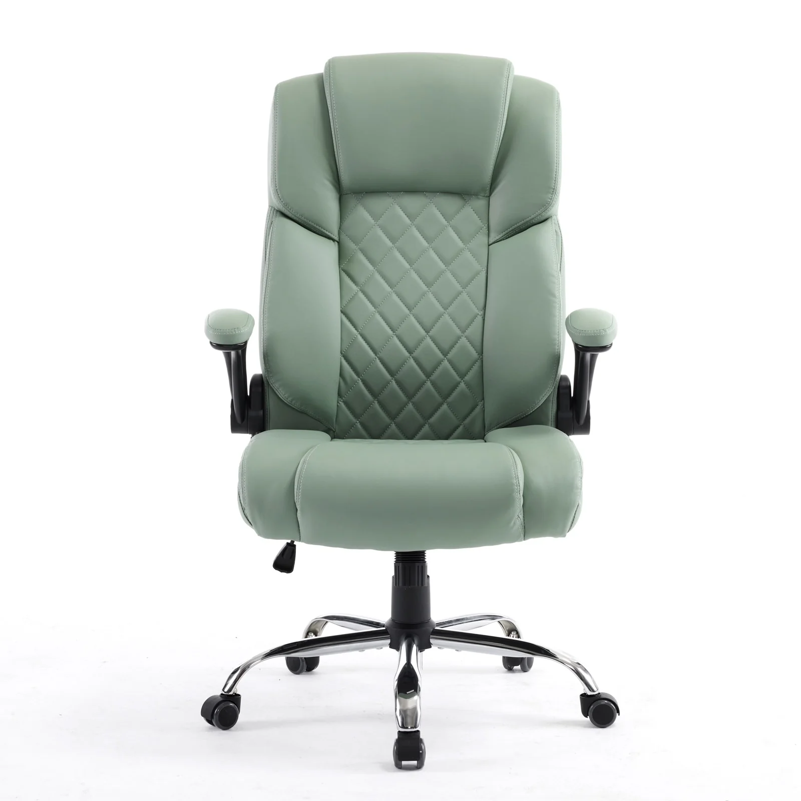 GENESIS Office Chair Rolling Desk Chair w/ Adjustable Armrest, Green - N/A