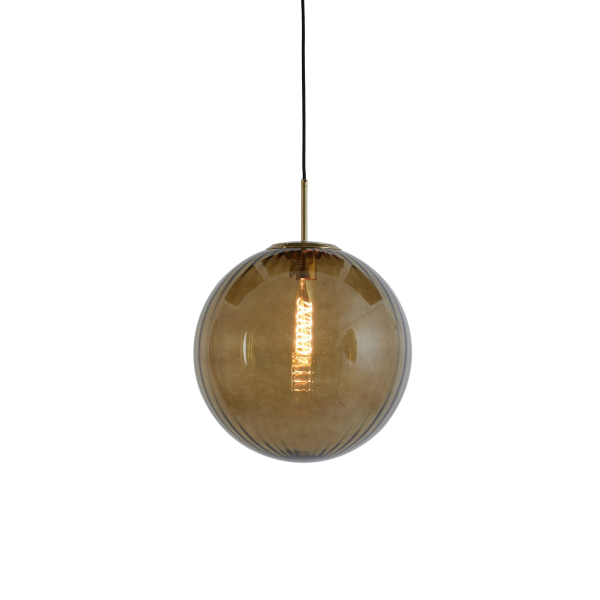 Light & Living hanglamp Magdala - bruin - Ø40cm