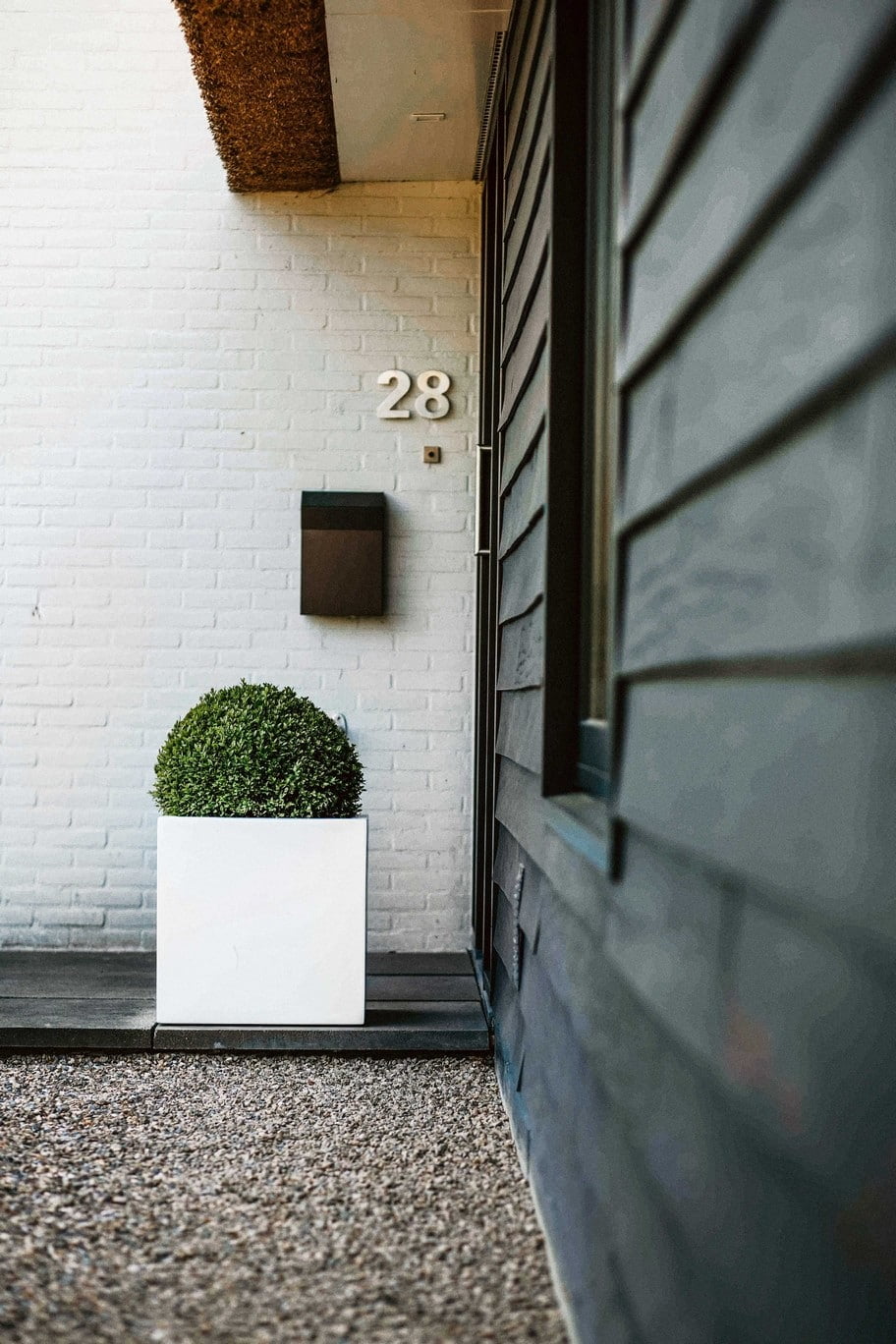 Capi Europe - Pot vierkant Terrazzo - Wit - 50x50