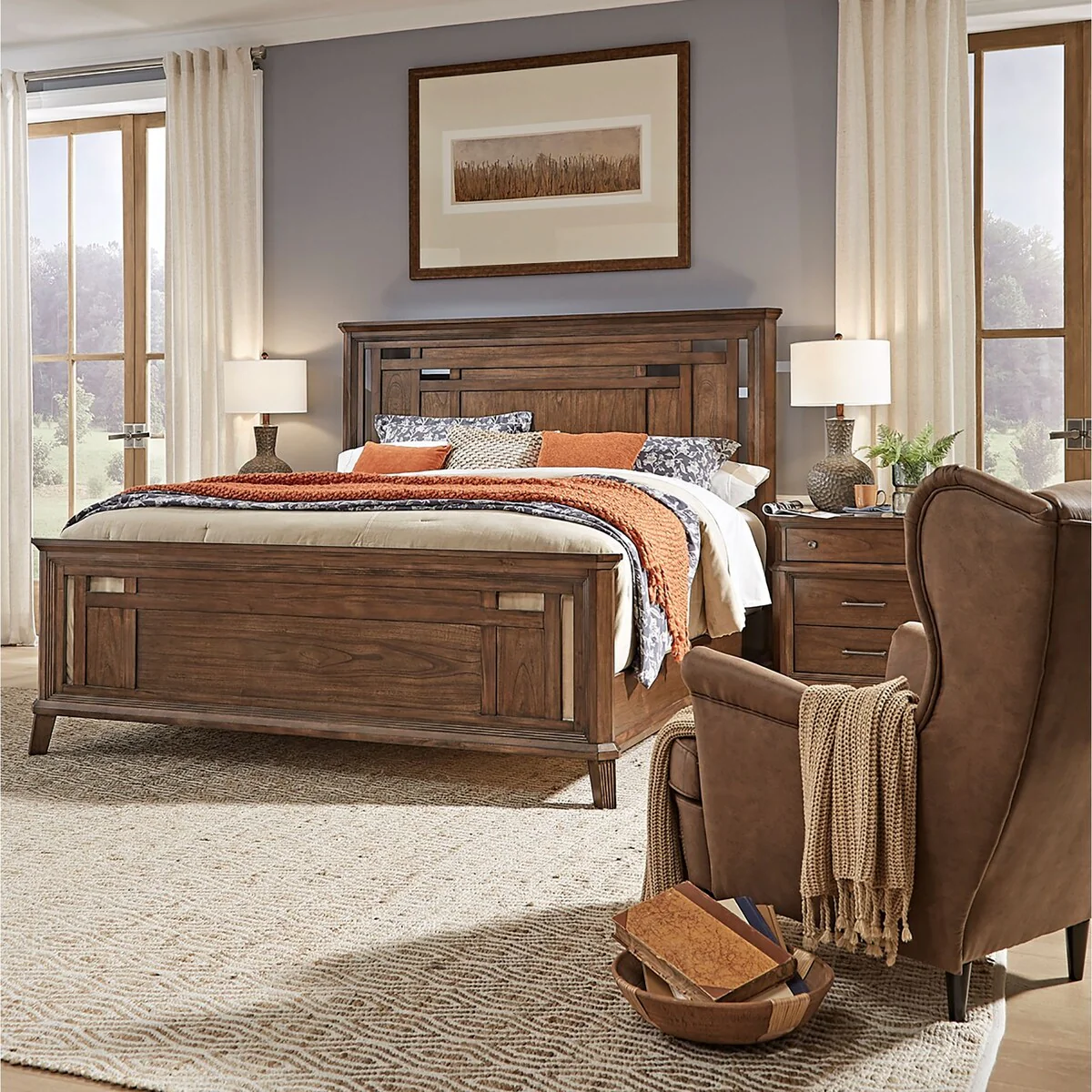Simply Solid Evanston 3pc Bedroom Collection