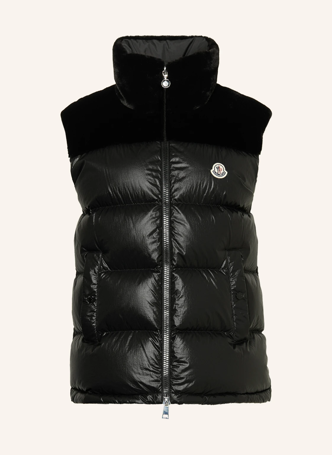 MONCLER Daunenweste LEMPA mit Kunstpelz