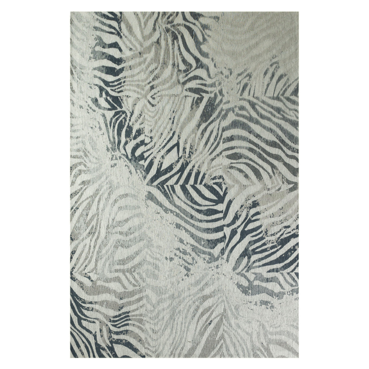 Lola&Moi vloerkleed Kenyan Sky - blauw - 200x280cm