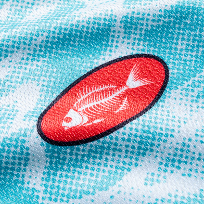 Politics L/S Fishing Jersey - Blue