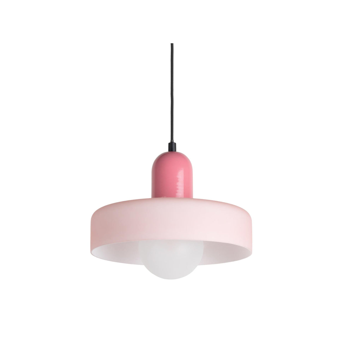 Leitmotiv hanglamp Opaco Grato - roze - Ø25cm