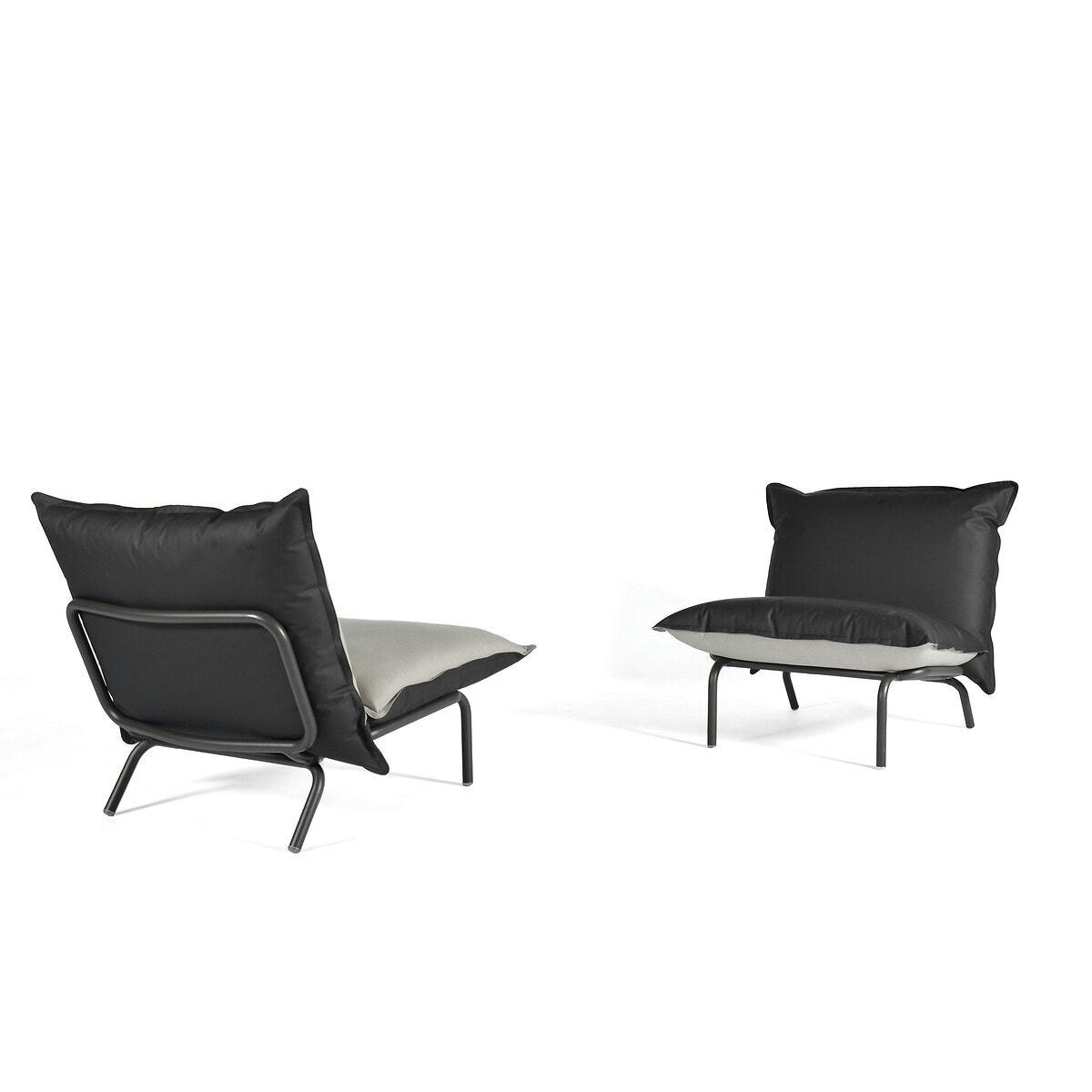 Fauteuil de jardin aluminium, Luna