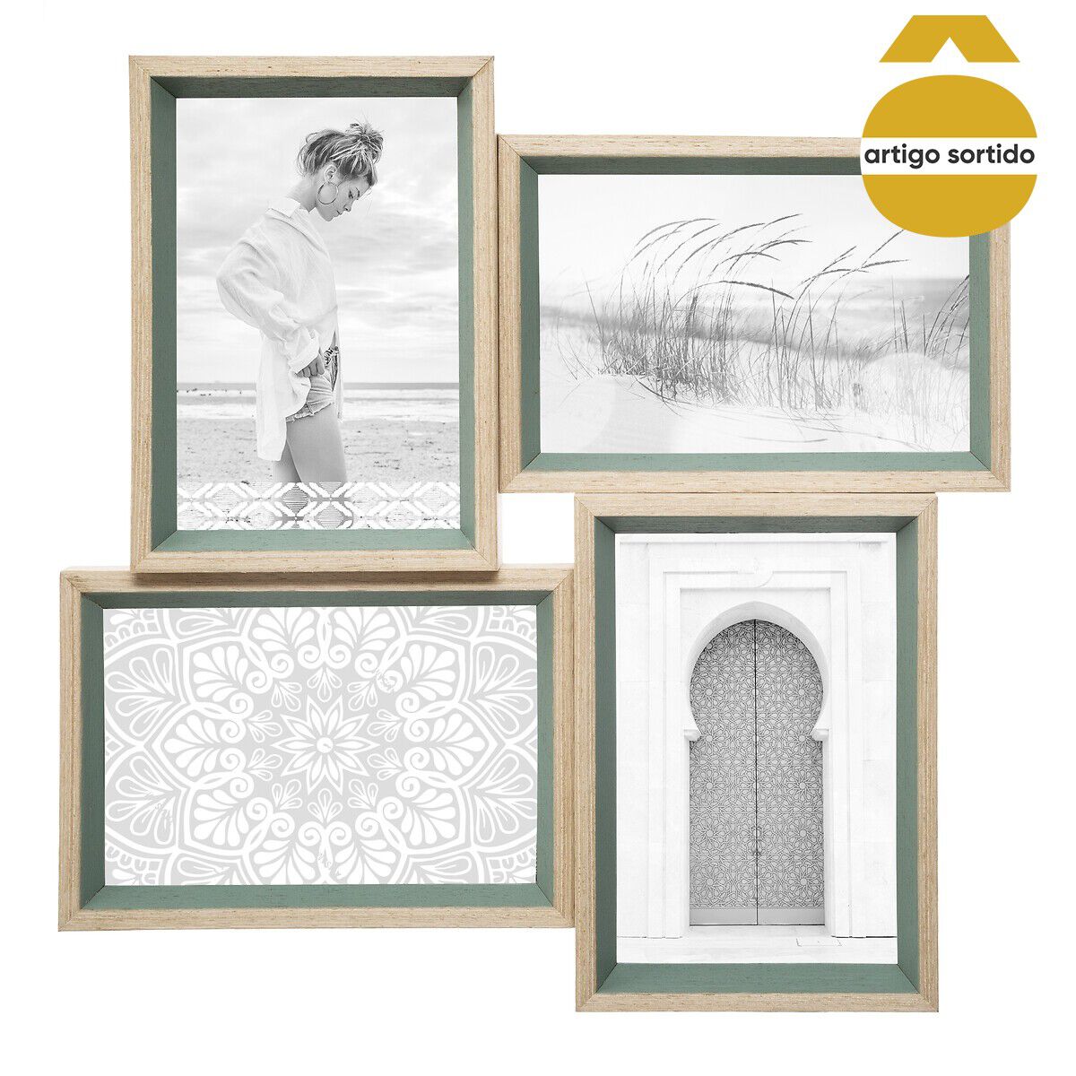 Multimoldura para 4 fotos