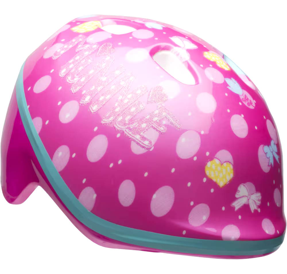 Bell Sports Minnie Mouse Toddler Bike Helmet, Pink, Ages 3-5
