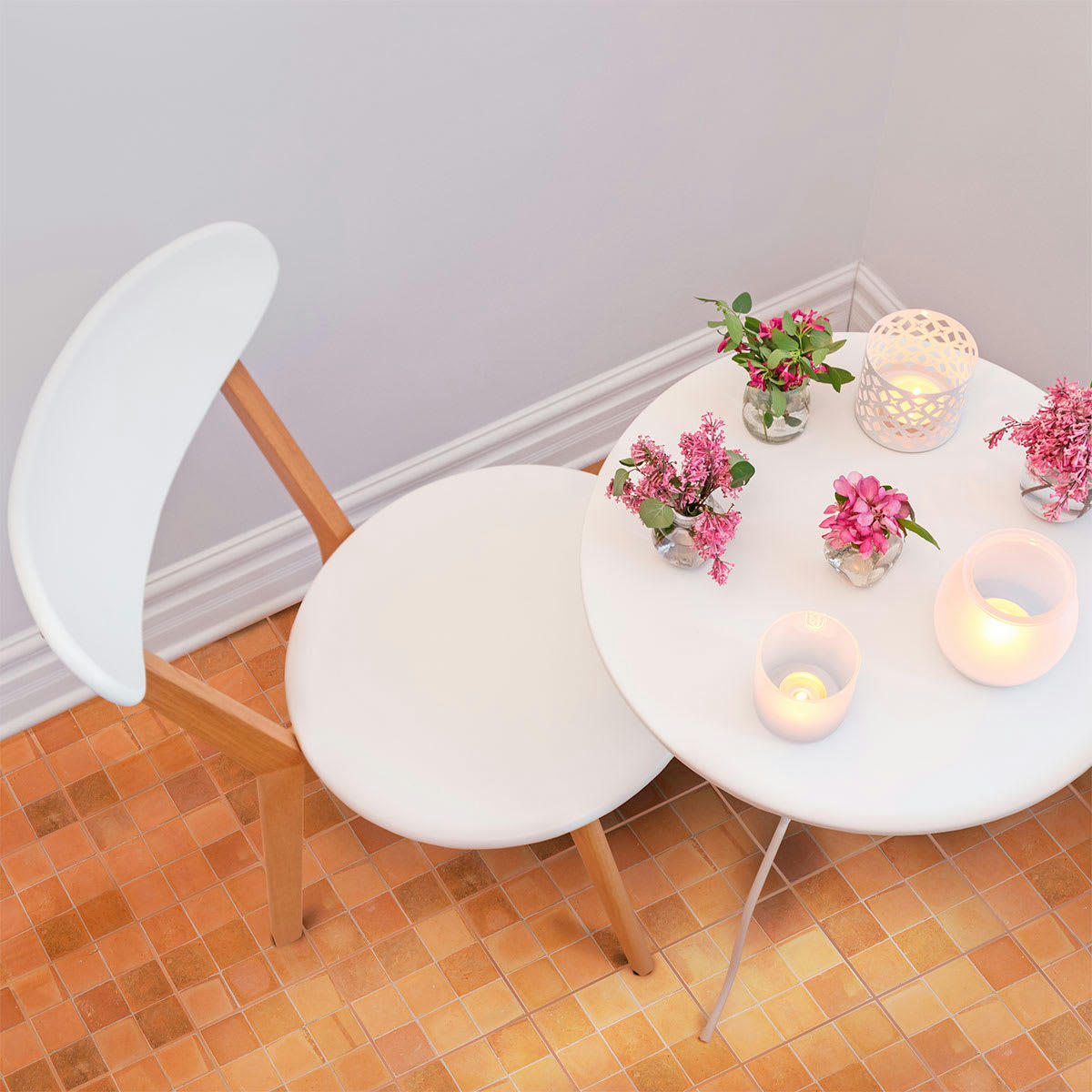 - Stickers sol 9 stickers carrelages terre cuite de molfaco 30x30cm