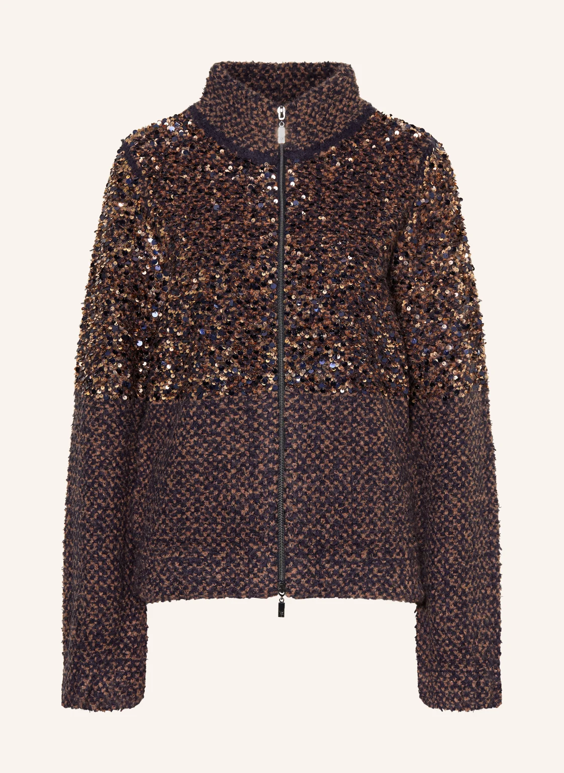 monari Strickjacke mit Pailletten