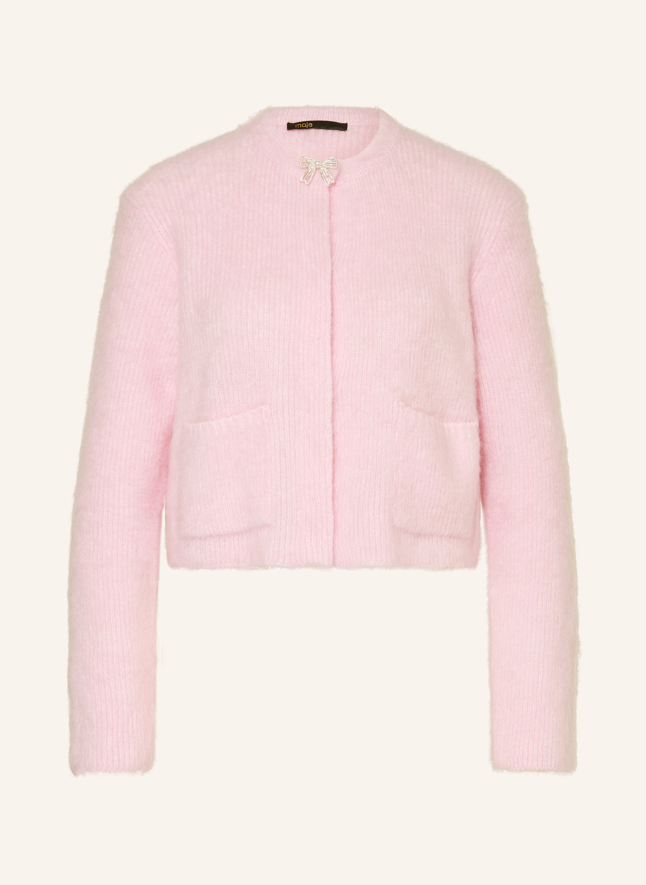 maje Strickjacke mit Alpaka