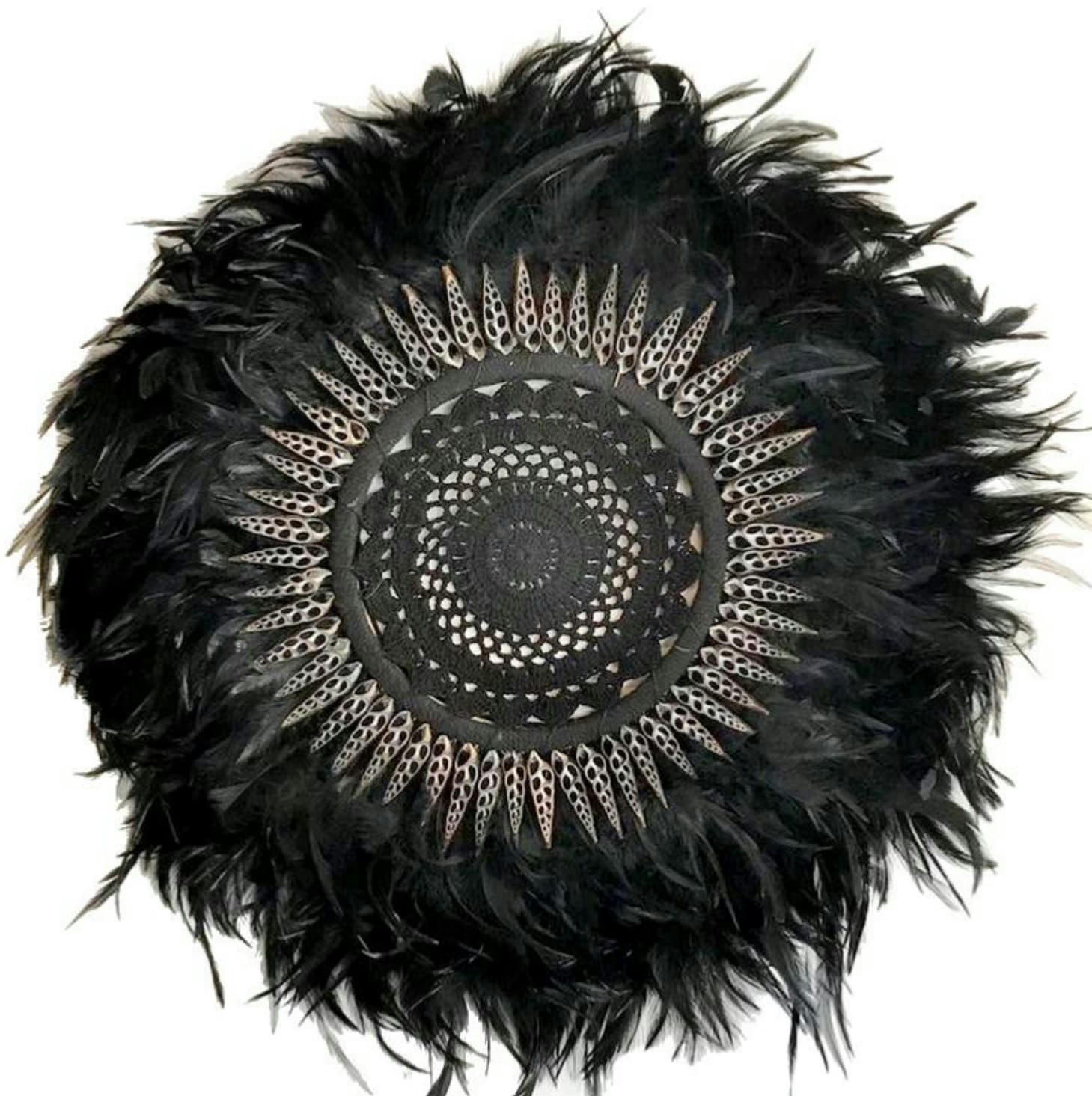 - Juju hat macramé noir D50 cm