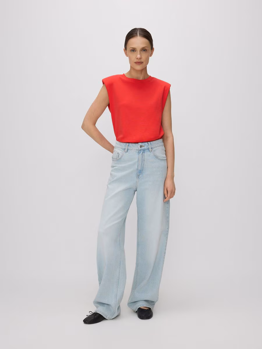 Padded Shoulder T-Shirt