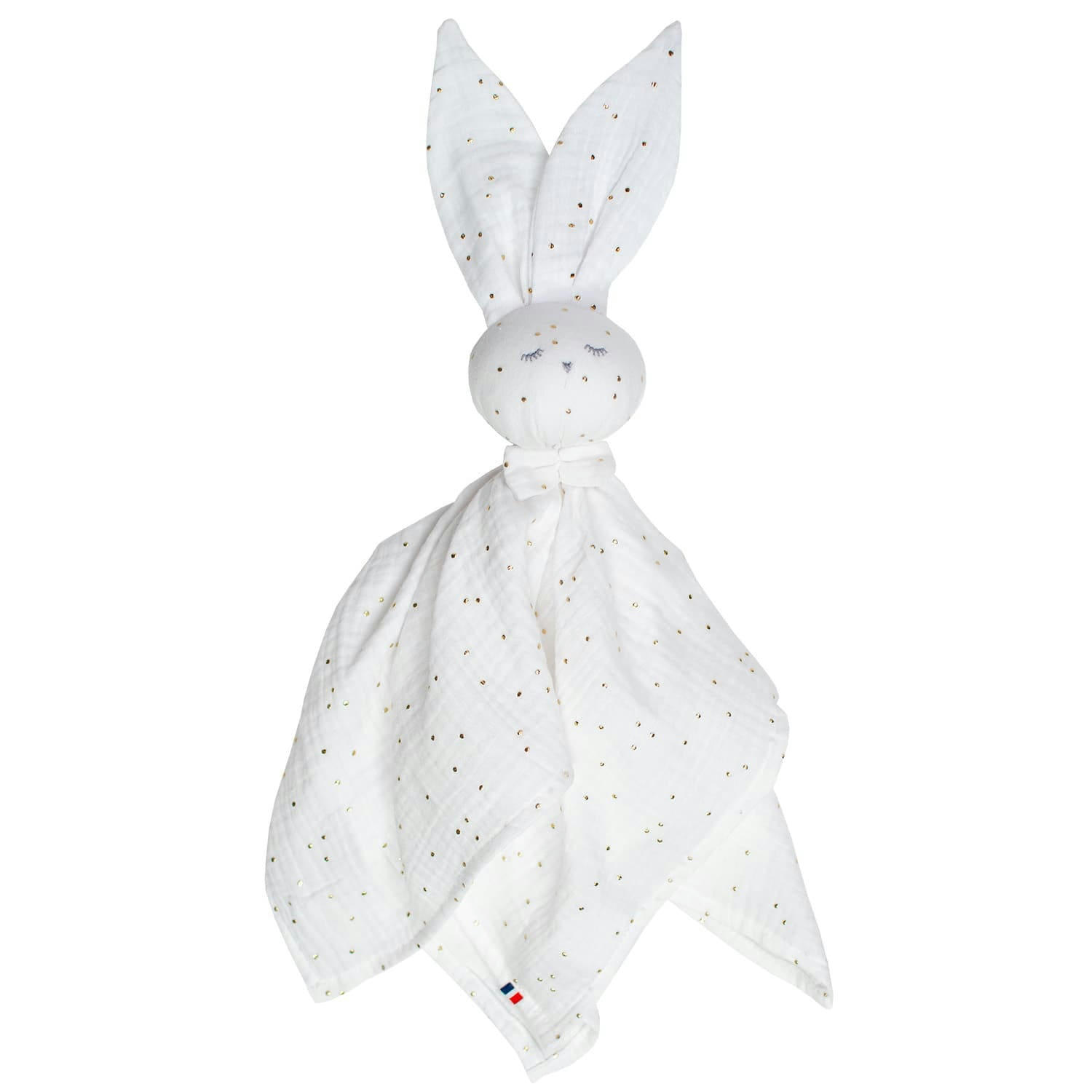 JEANNE - Doudou plat  Lapin personnalisable