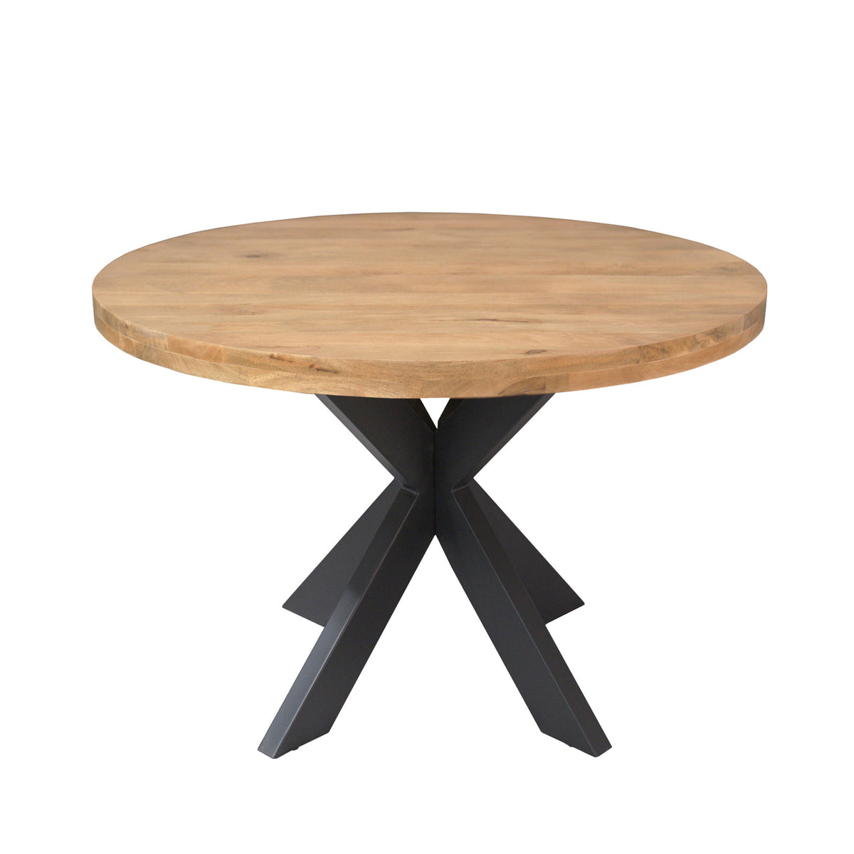 Starfurn Eettafel Dakota - Rond Naturel Hout - Ø110x76cm