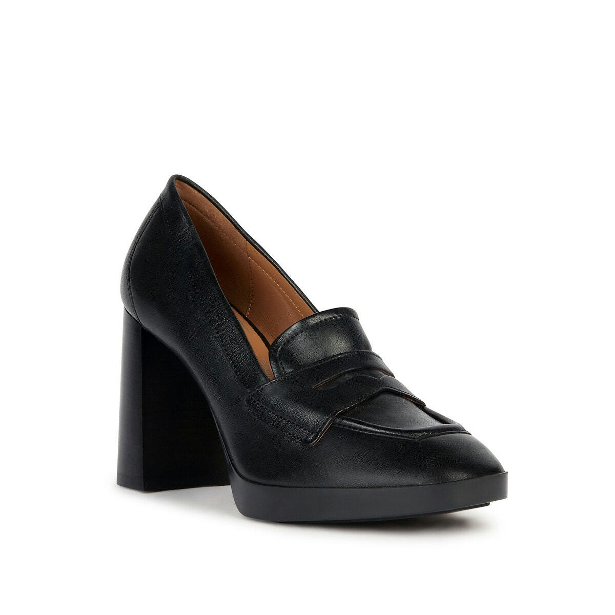 Mocassins cuir respirants à talon Teulada