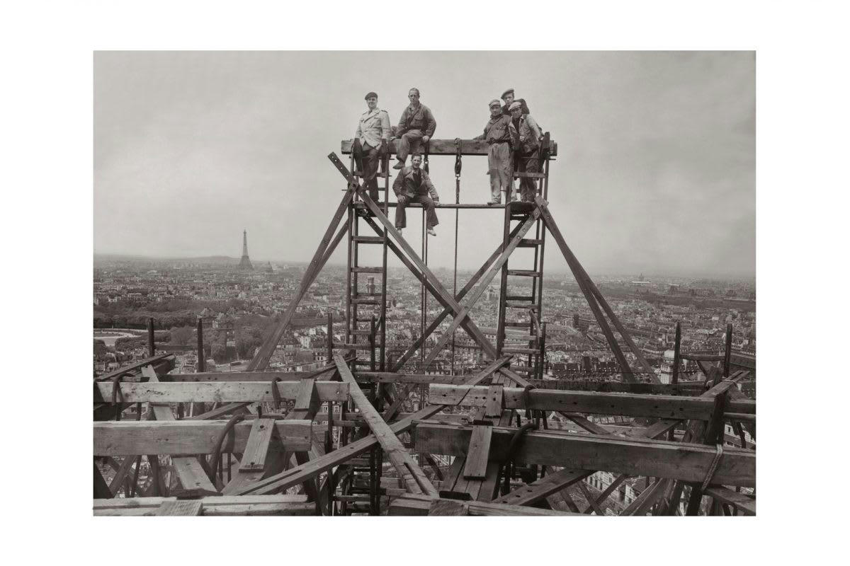 VILLES - Photo ancienne noir et blanc Paris n°27 alu 60x90cm
