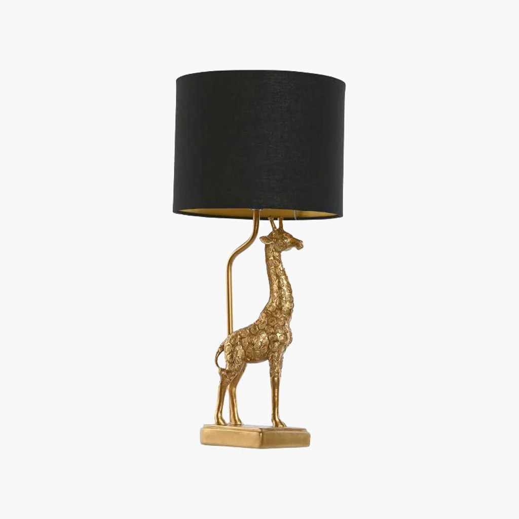 Candeeiro de Mesa Girafa Dourada WILD LIGHT