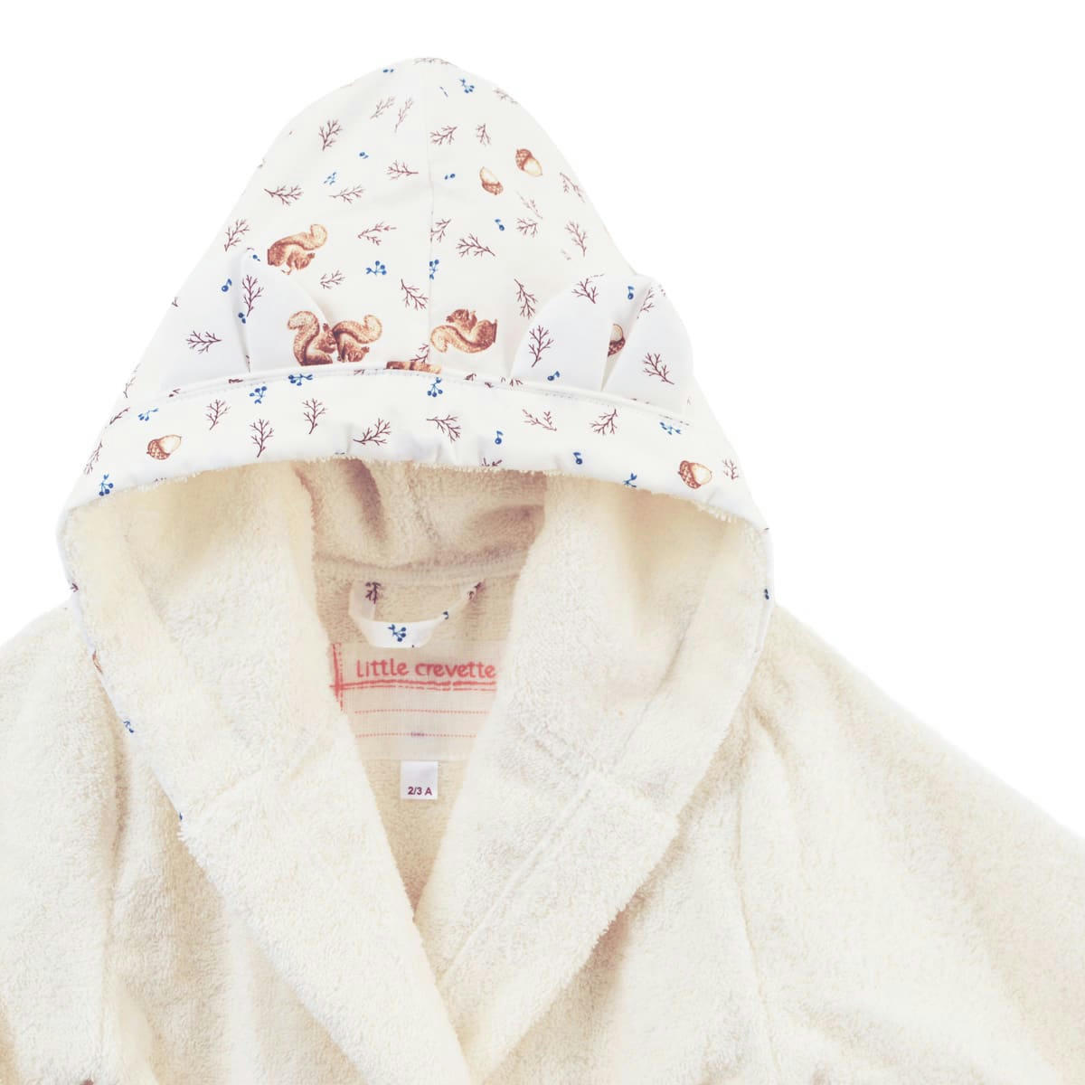 NOISETTE - Peignoir enfant coton bio* 4-5 ans