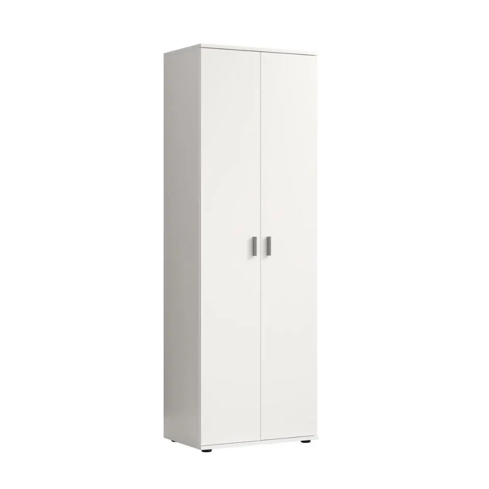 Hioshop Basics kledingkast 2 deuren wit