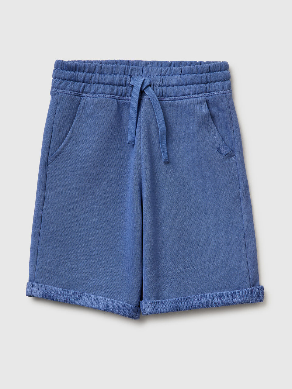 Bermuda shorts in pure cotton fleece