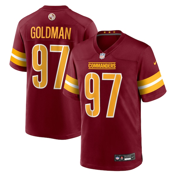 Eddie Goldman Washington Commanders Nike Team Game Jersey -  Burgundy