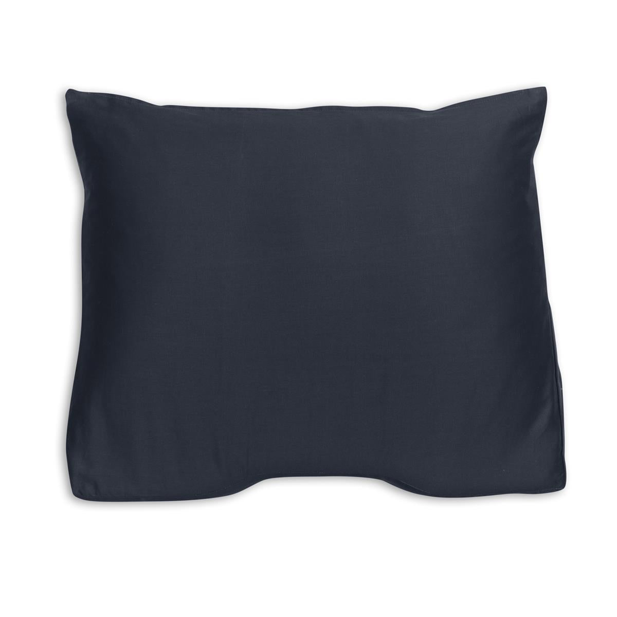 Silvana Support - Katoensatijn Kussensloop Schoudercontour voor kussen Groen - 60 x 60/70 cm - Blauw