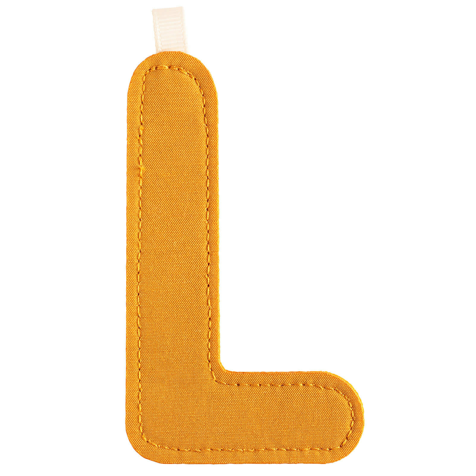 - Lettre en tissu à suspendre L (9,5 cm)