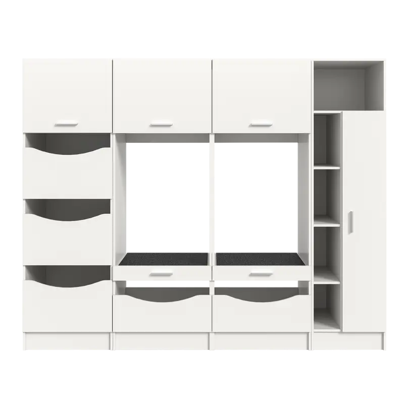 Waschmaschinenschrank 4-teilig Free