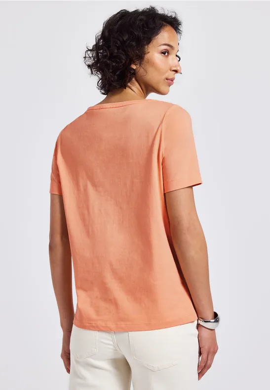 T-Shirt mit Folienwording