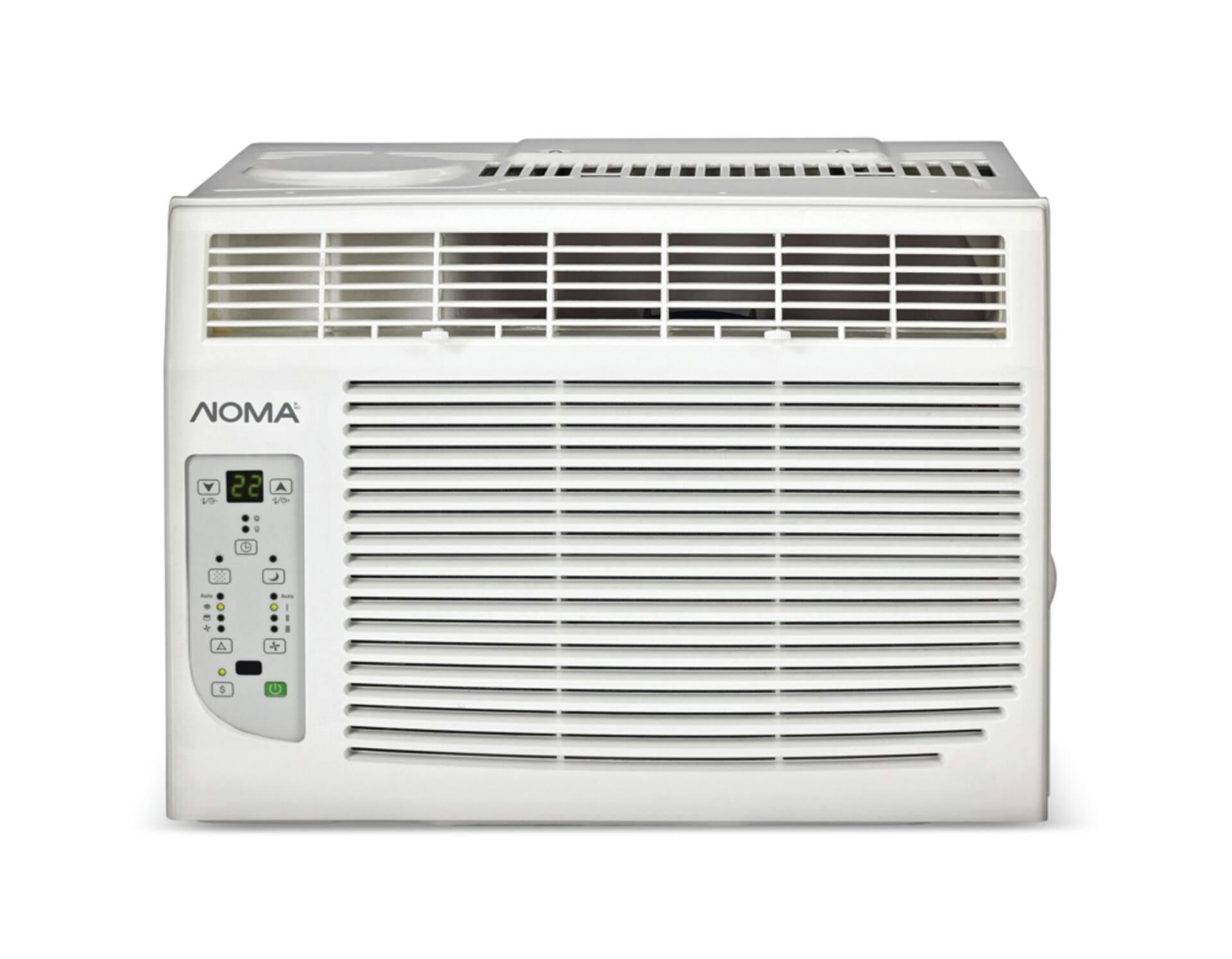 Noma Digital 2-Way Window Air Conditioner with Remote Control, 5,000-BTU, White