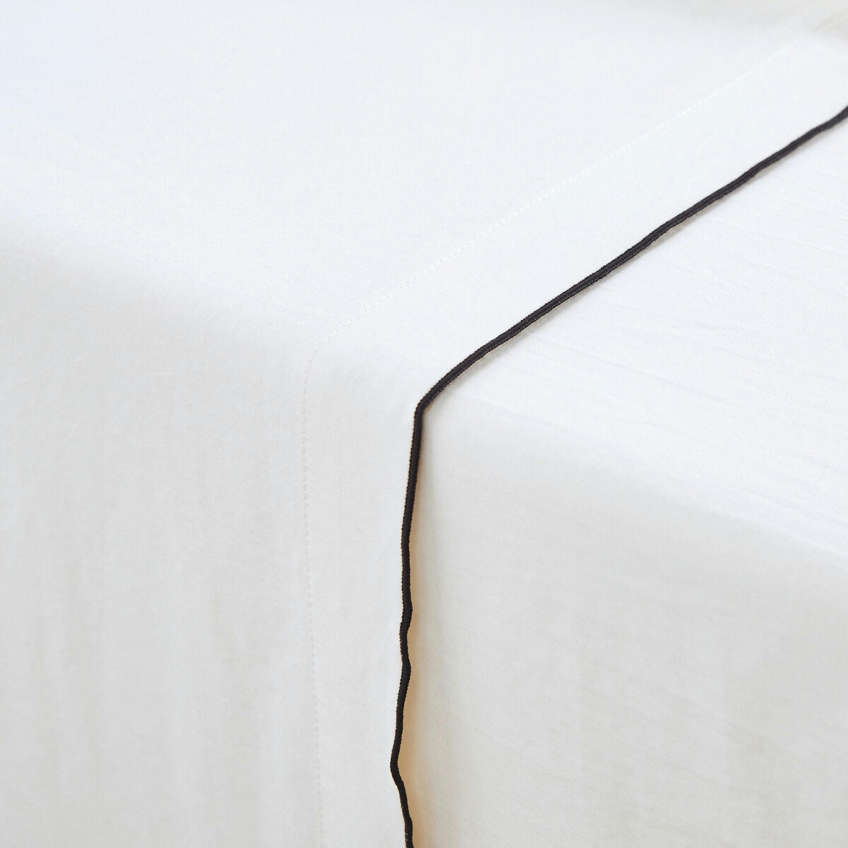 Drap plat satin de coton lavé, Victor uni