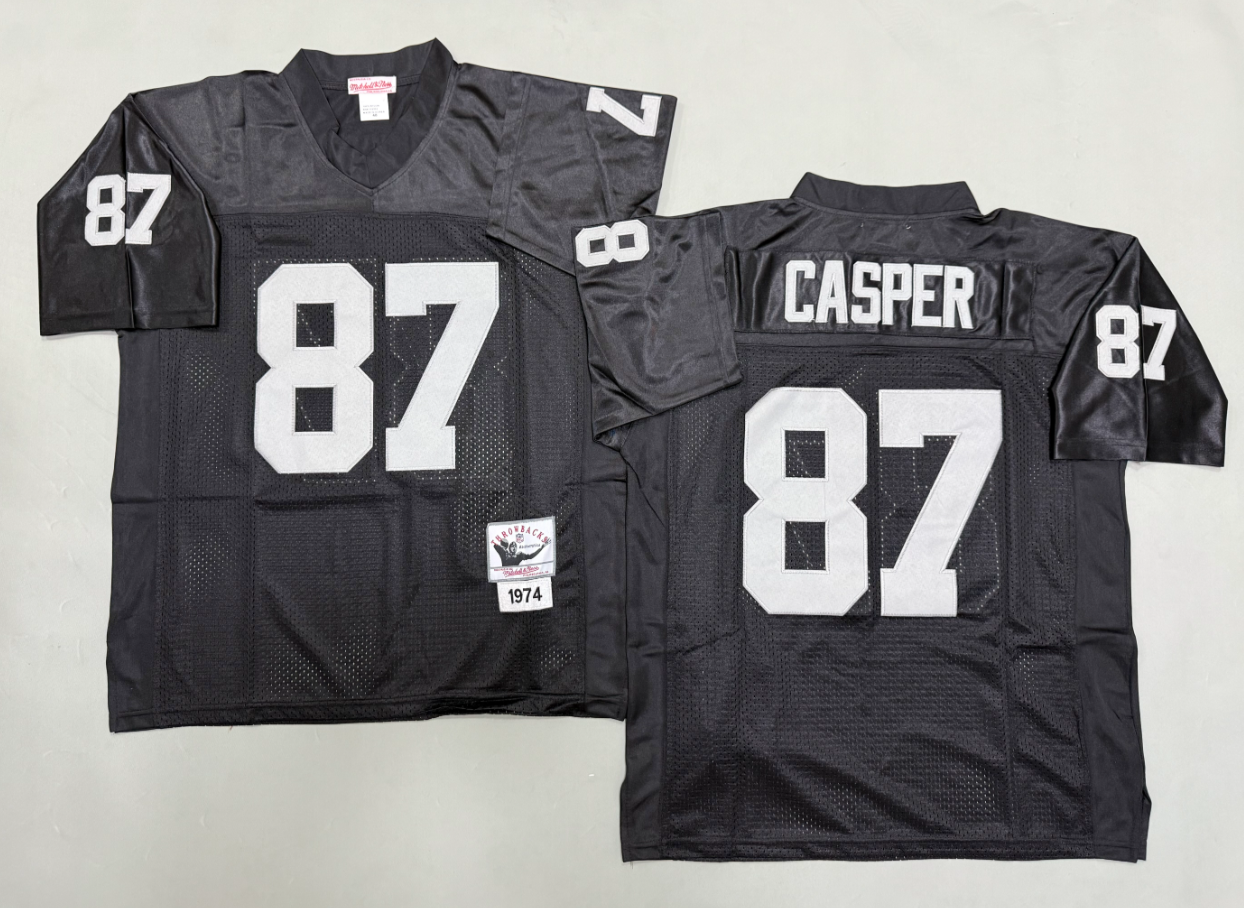 Dave Casper Las Vegas Raiders Authentic Throwback Retired Player Jersey