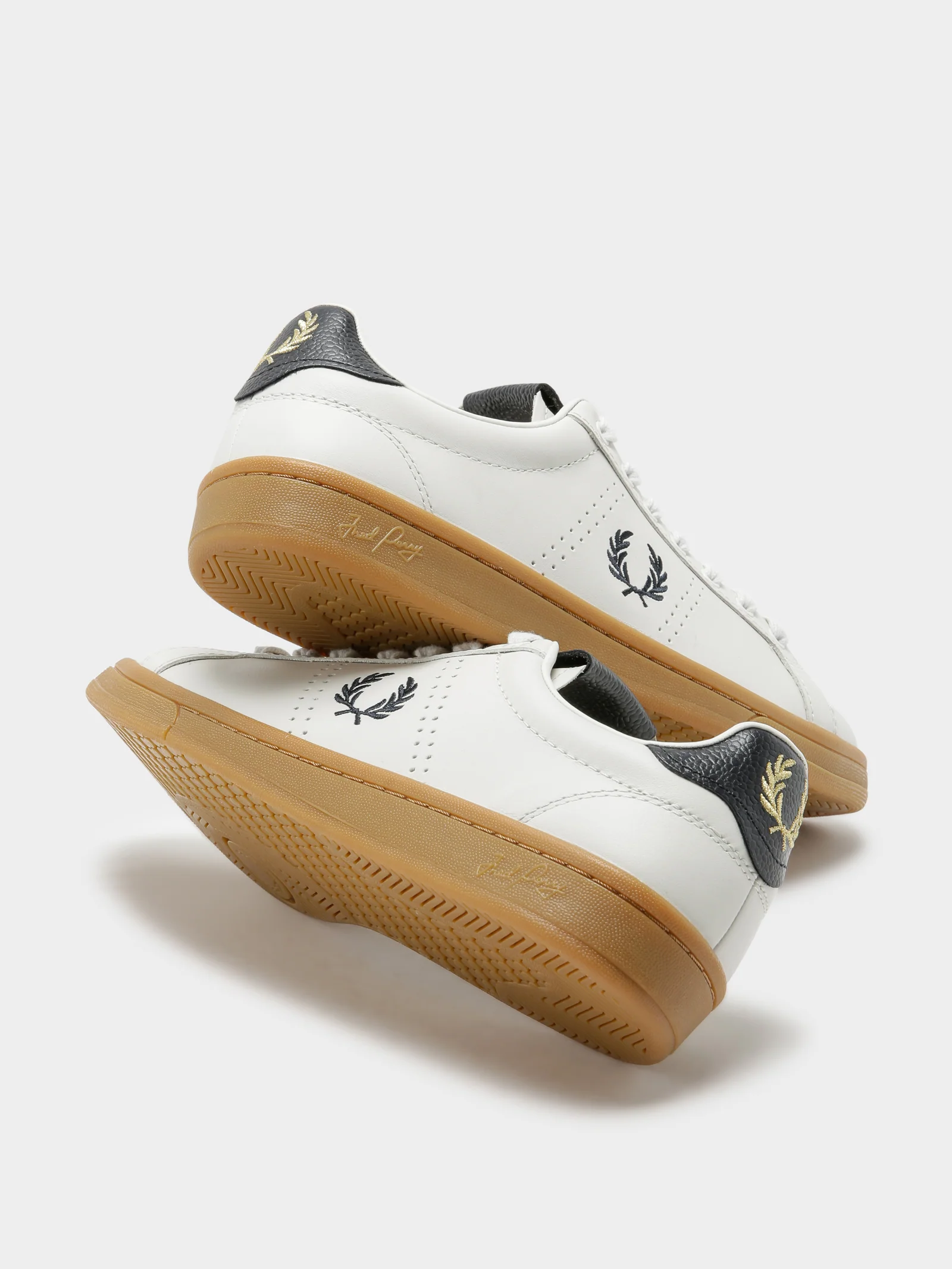 Mens B721 Leather Tab Sneakers