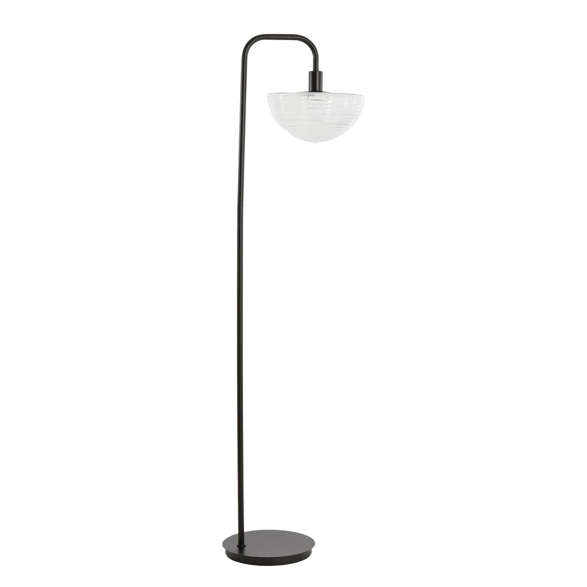 Light & Living vloerlamp Baylie - zwart - 43x30x165cm