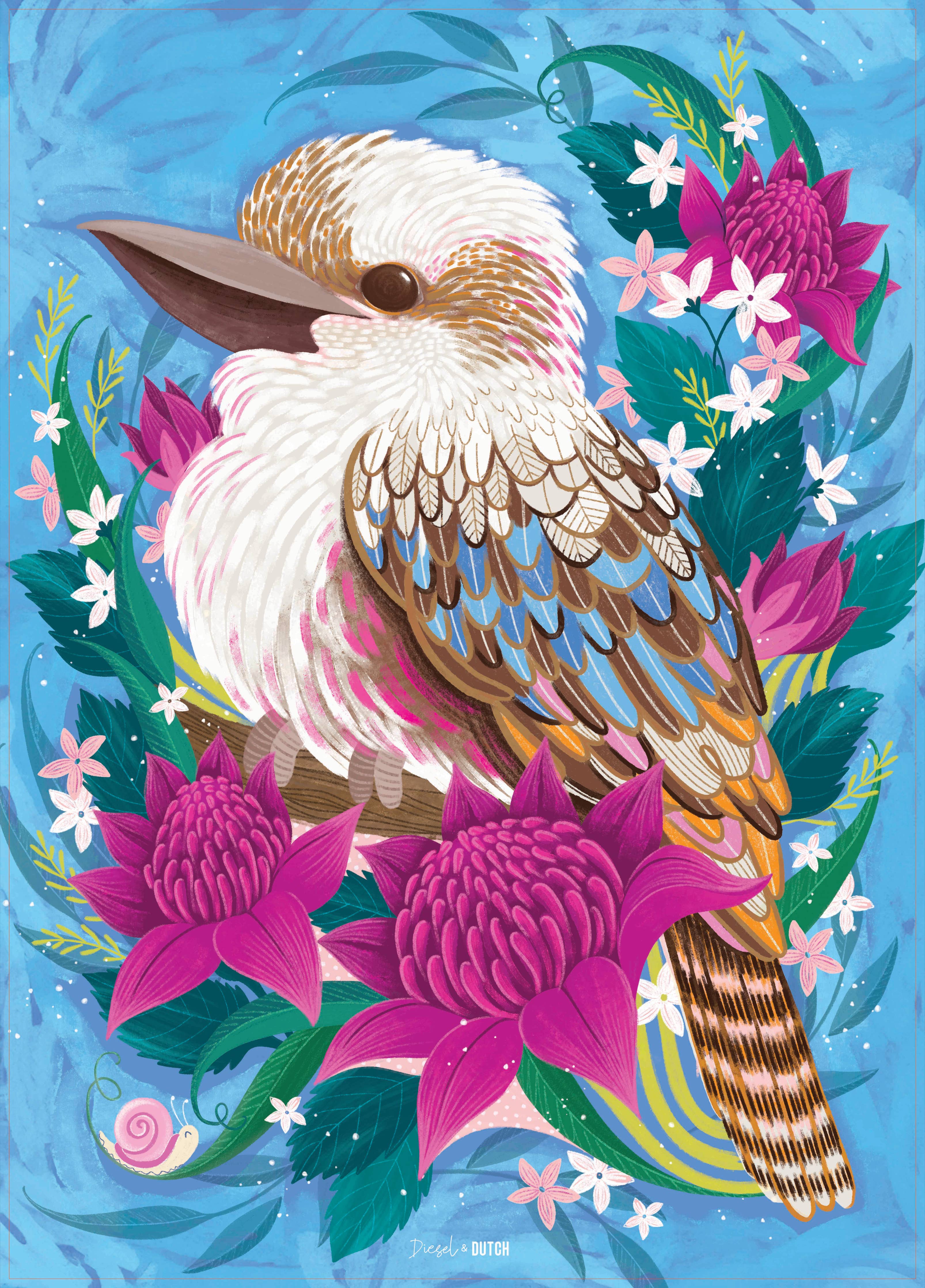 Kookaburra's Perch 1000pc Wall Jigsaw Puzzle