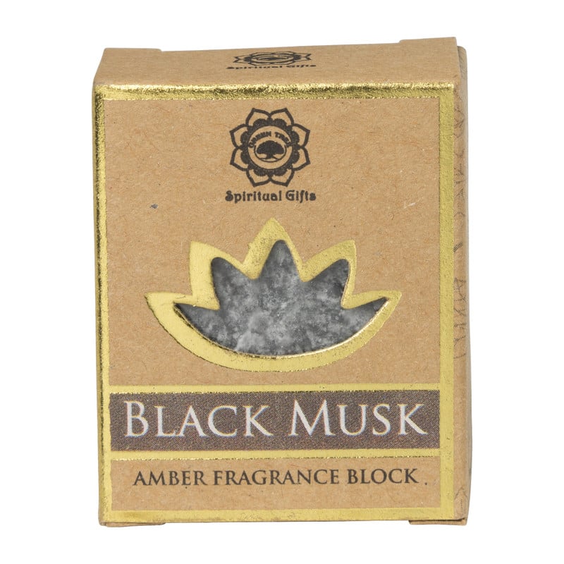 Amberblokje - black musk