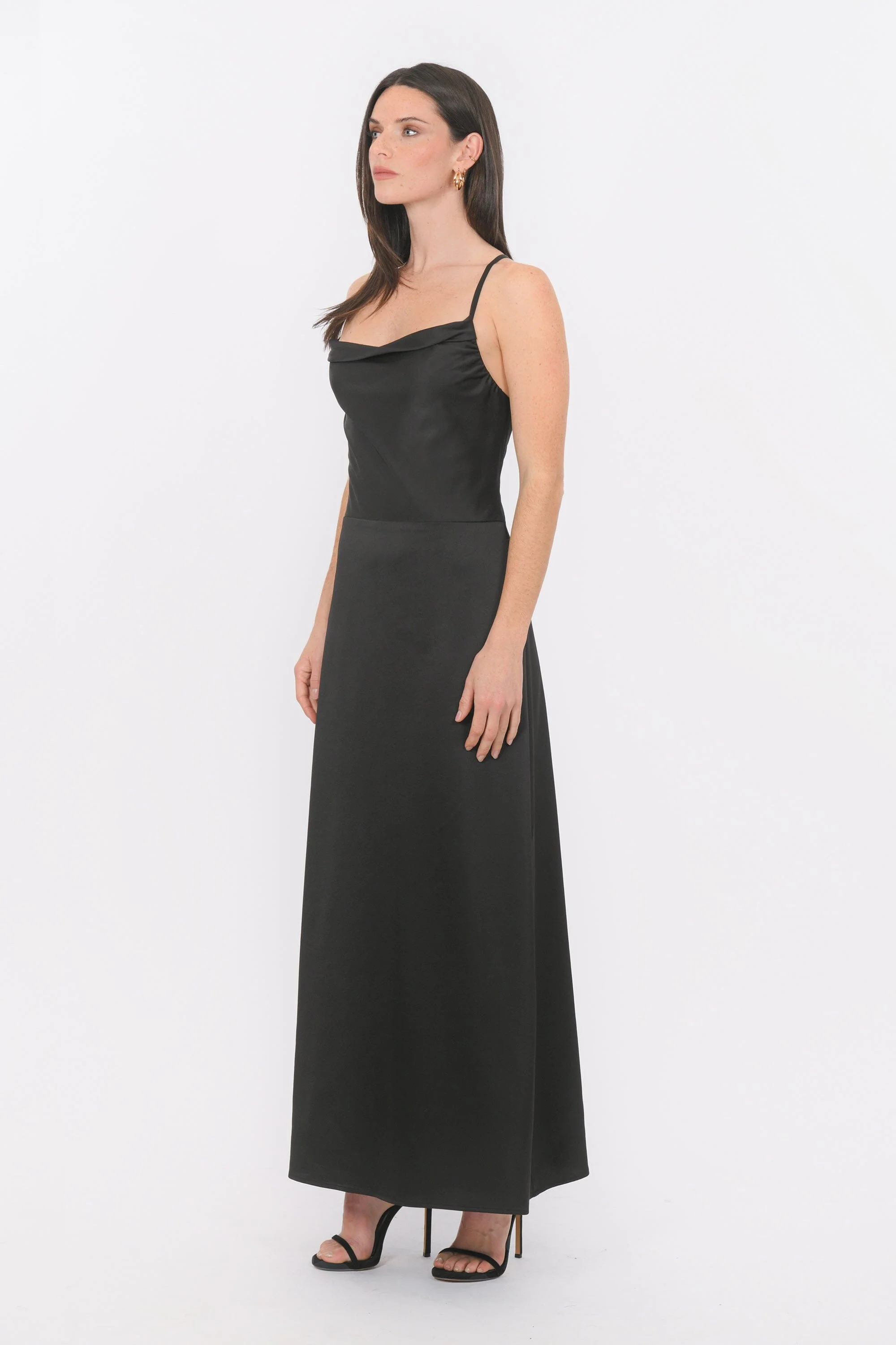 ROBE LONGUE - BAMBOU - NOIR