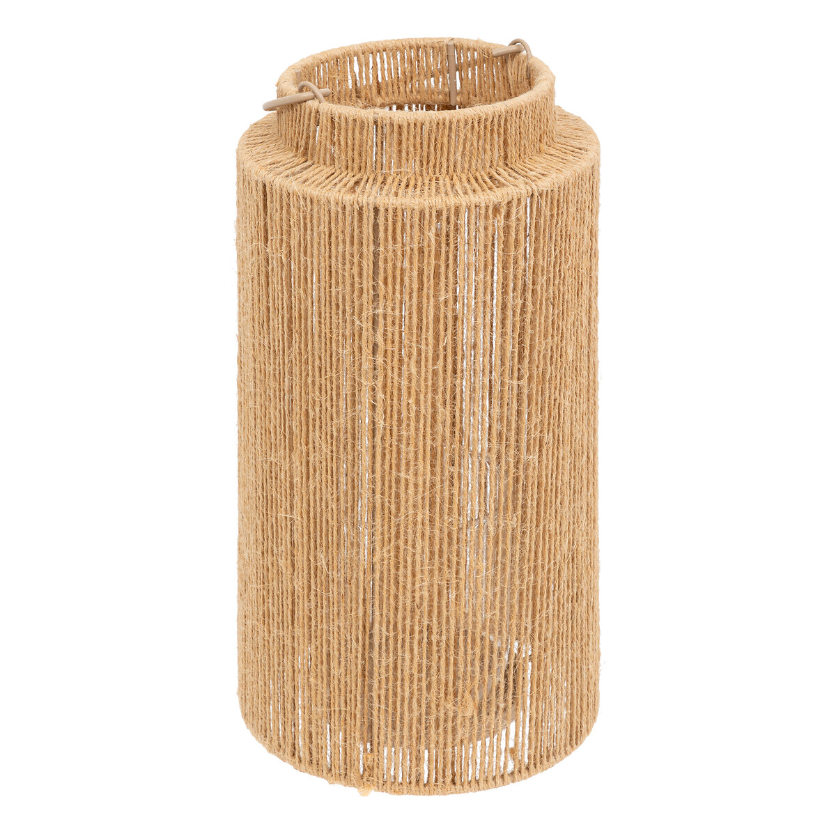 "The floral" round lantern Sisal, H.30 cm