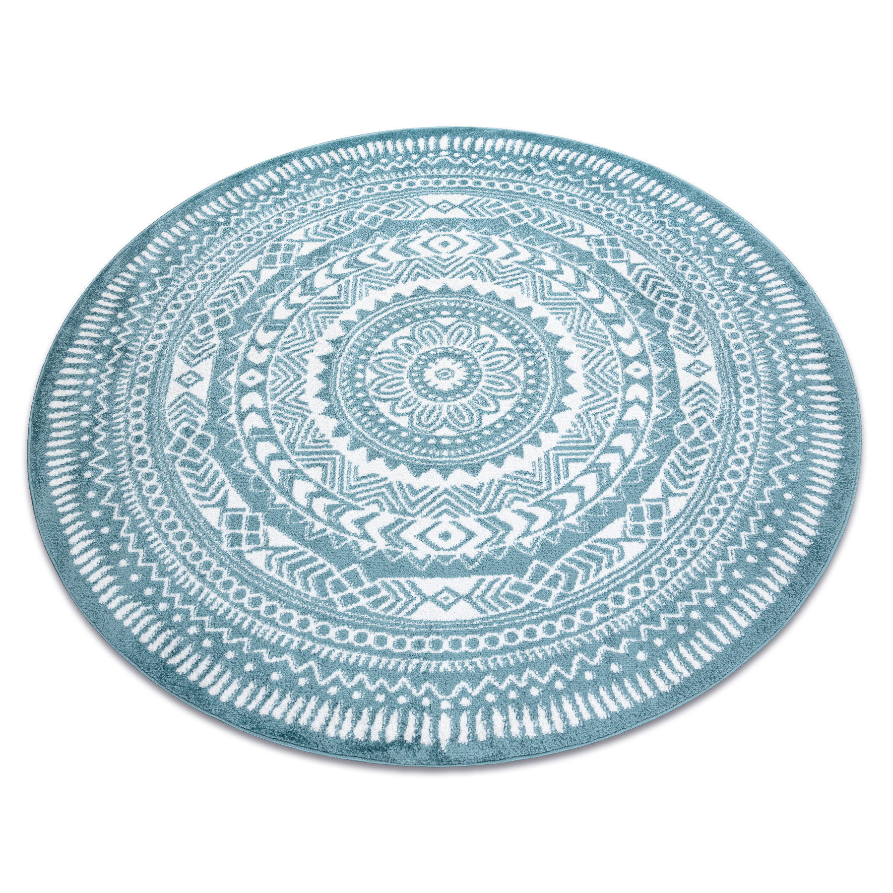 Dywan FUN Napkin serweta - niebieski koło 140 cm