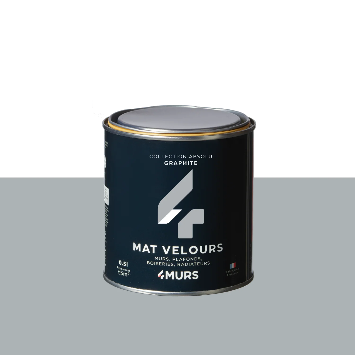 Absolu Peinture Finition Peinture graphite Mat 0,5 L