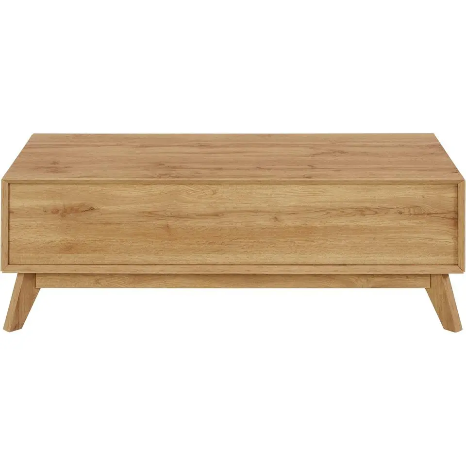 Ezra - Salontafel met 2 laden eiken spaanplaat