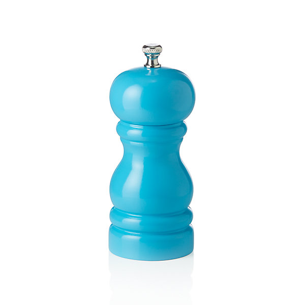 Moulin a sel en Bois Turquoise H 110 mm 54 mm - Was Germany